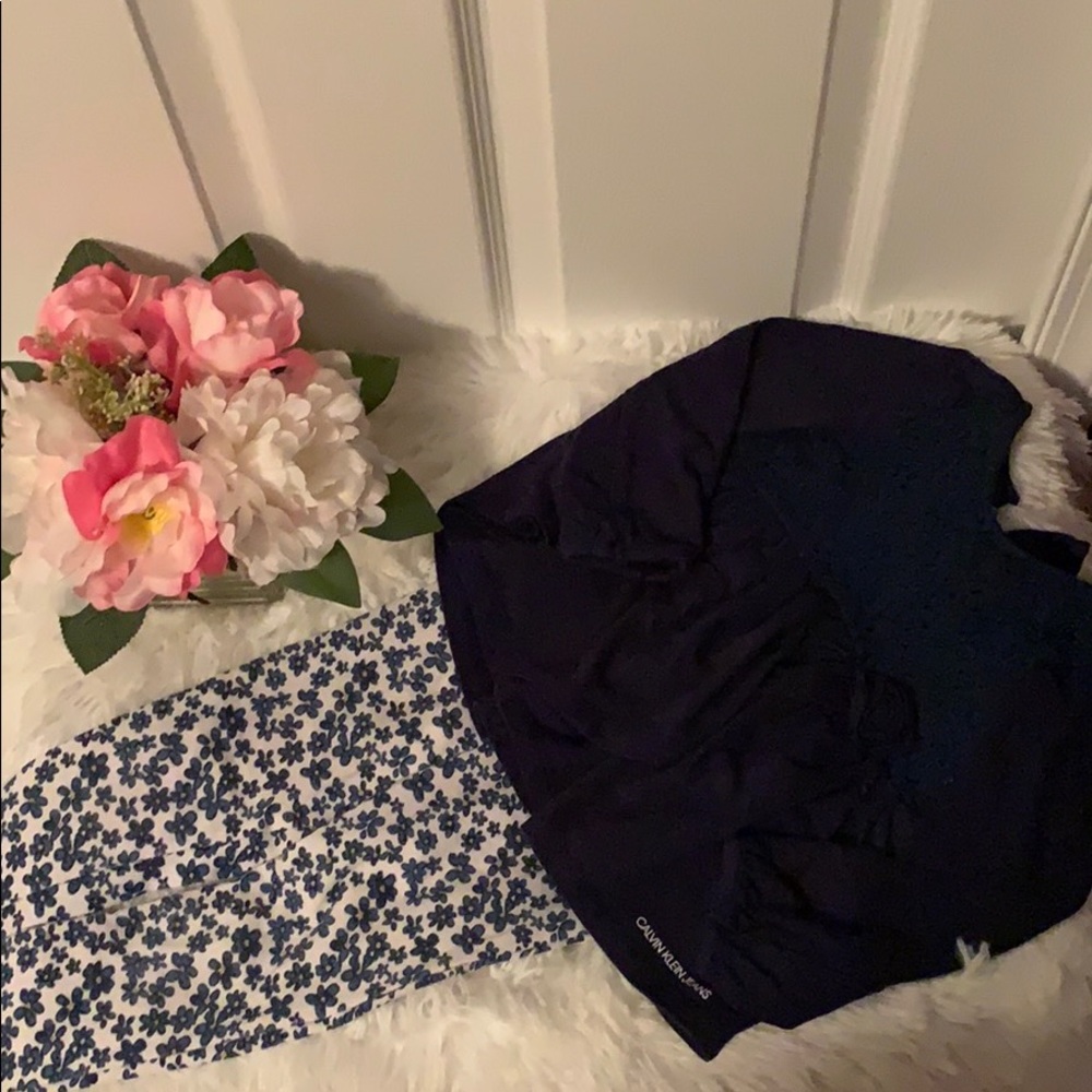 EUC Calvin Klein Jeans matching set 24M